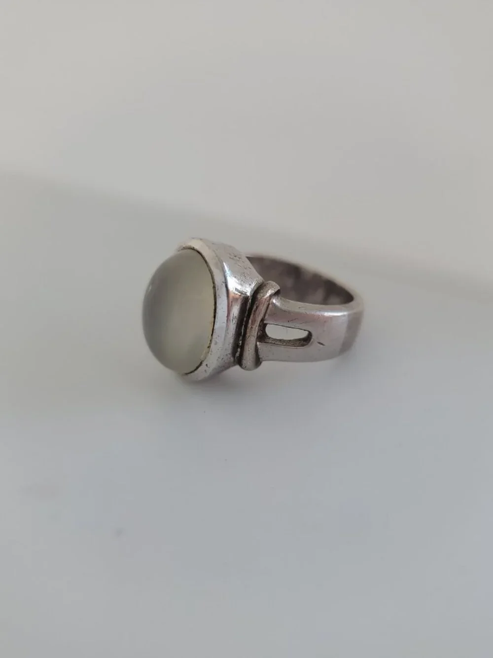 Vintage (1960s-70s) Opalite & Sterling Ring